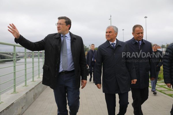 Опубликованы фото визита председателя Госдумы Вячеслава Володина в Нижний Новгород
