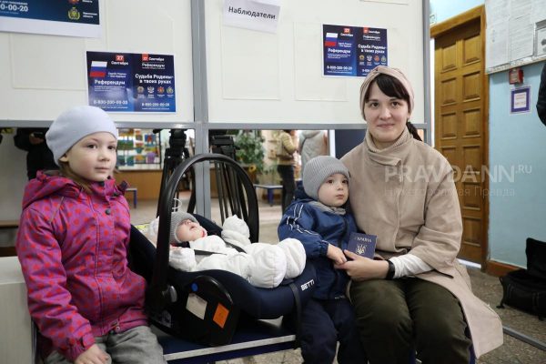 Как голосовали на референдуме в Нижнем Новгороде временные переселенцы с Донбасса