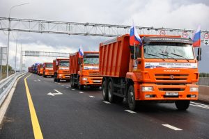 Владимир Путин дал старт автомобильному движению на участках М‑12