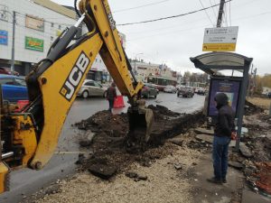 Ямы устранят на улицах Пушкина и Белинского в Нижнем Новгороде