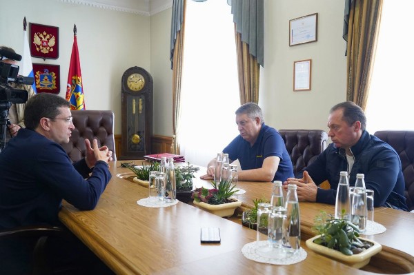 Глеб Никитин приехал в Брянскую область на встречу с мобилизованными нижегородцами