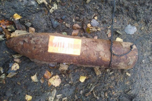 Снаряд времён Великой Отечественной войны обнаружили в Дзержинске