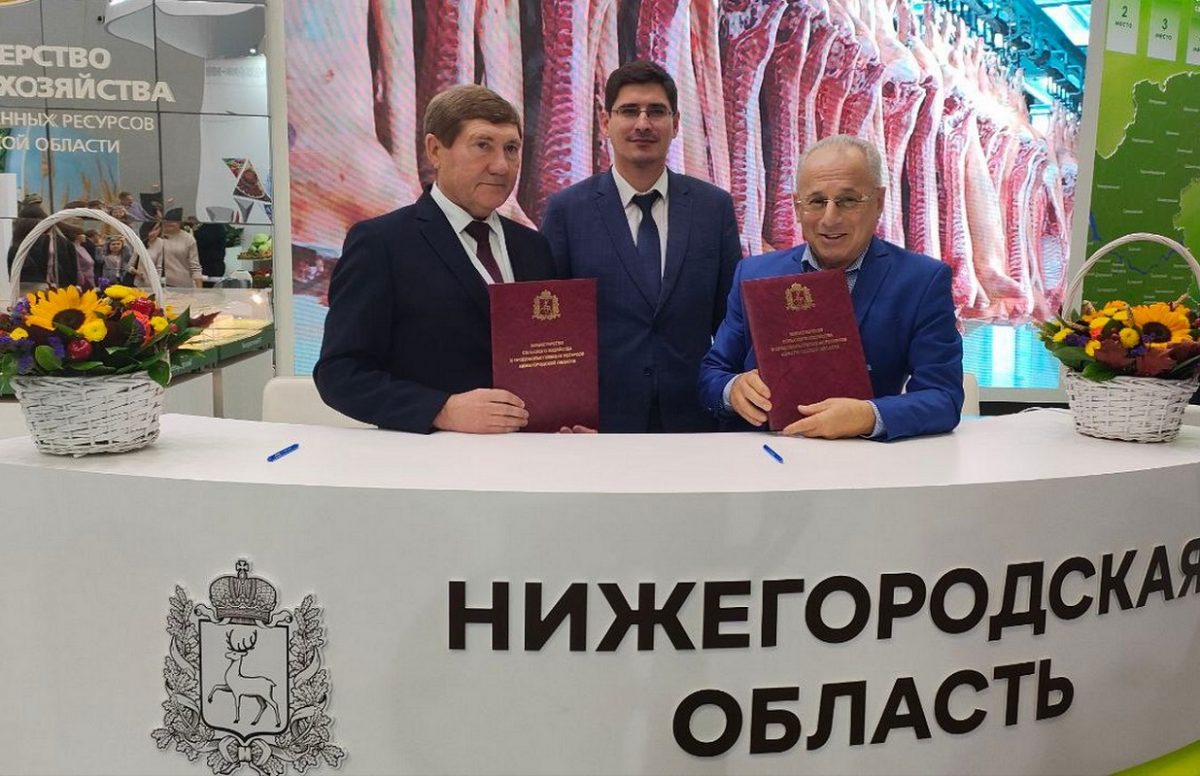 Шесть соглашений о сотрудничестве в сфере АПК заключила Нижегородская область на выставке «Золотая осень»