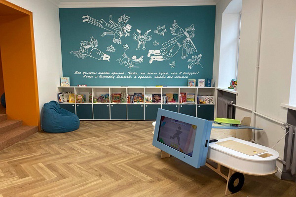 Детская библиотека имени А.М. Горького переоборудована по модельному стандарту