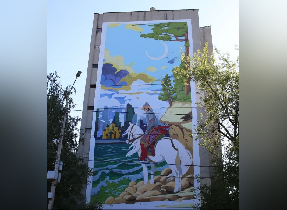 Нижегородский мурал «Река времени» борется за звание лучшего граффити фестиваля «ФормART»