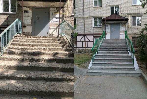 Кстовские коммунальщики в 2022 году отремонтировали 12 входных групп домов после вмешательства ГЖИ