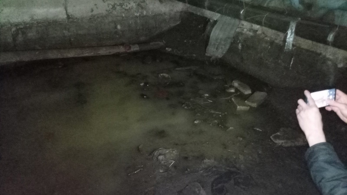 Подвал многоэтажки в Канавинском районе затопило канализационными стоками