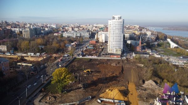 Возведение дороги на Казанскую набережную в обход стройплощадки метро стартовало в Нижнем Новгороде