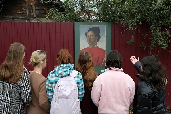 Репродукции картин итальянских мастеров появились на улице Возрождения в Нижнем Новгороде