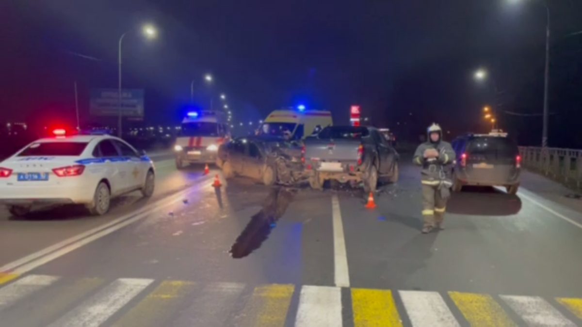 Три человека пострадали при столкновении машин в Кстовском районе