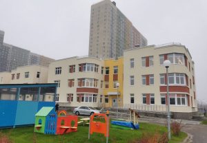 Детский сад на&nbsp;280 мест построили в&nbsp;ЖК «Анкудиновский парк» по&nbsp;нацпроекту «Жилье и&nbsp;городская среда»