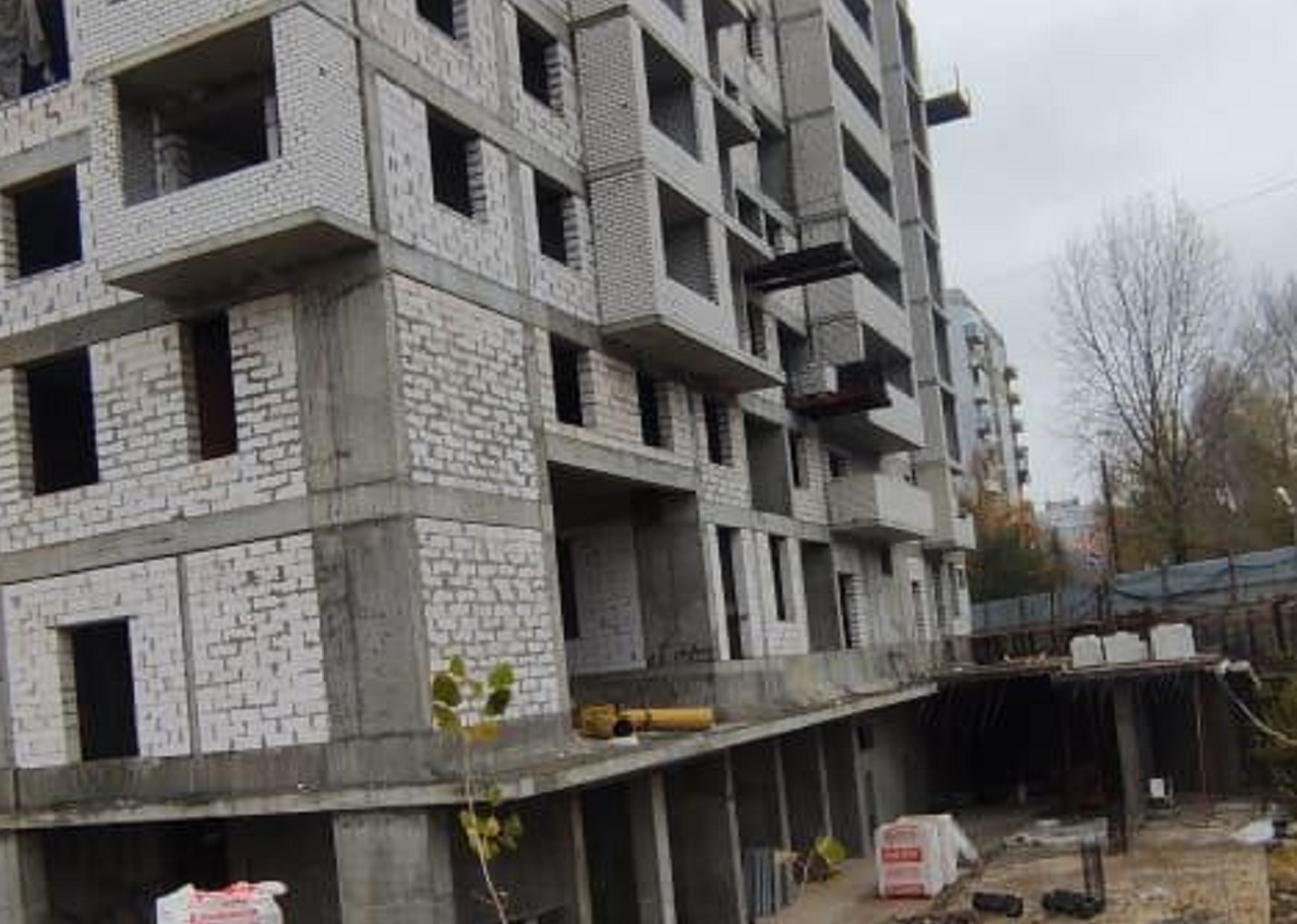 На стройплощадке нижегородского ЖК «Гелиос» готовятся к устройству монолитных конструкций верхних этажей