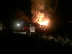 Мужчина погиб при пожаре в жилом доме в Гагинском районе