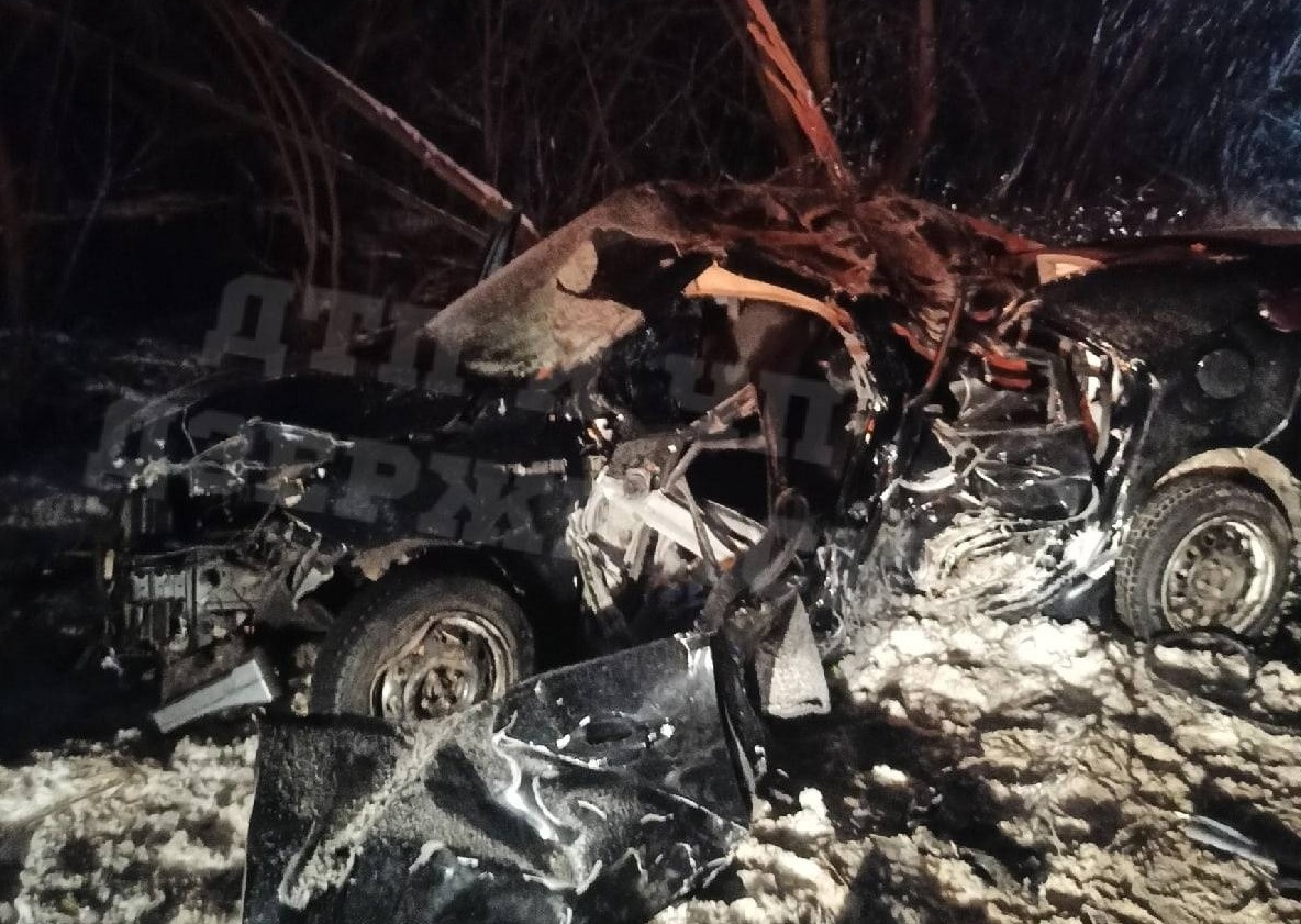 Под Дзержинском семейная пара погибла от столкновения их авто с деревом