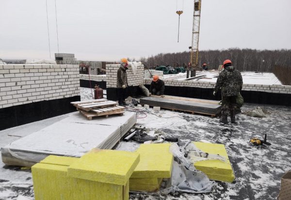 Степень готовности школы в селе Большая Ельня Кстовского района составляет 40%