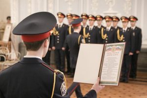 Ученики кадетского класса «Юный следователь» из гимназии №2 сегодня приняли присягу