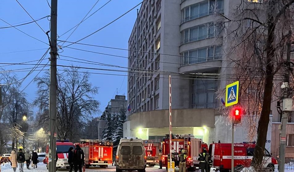 177 человек эвакуировали из-за пожара в гостинице Российской академии народного хозяйства