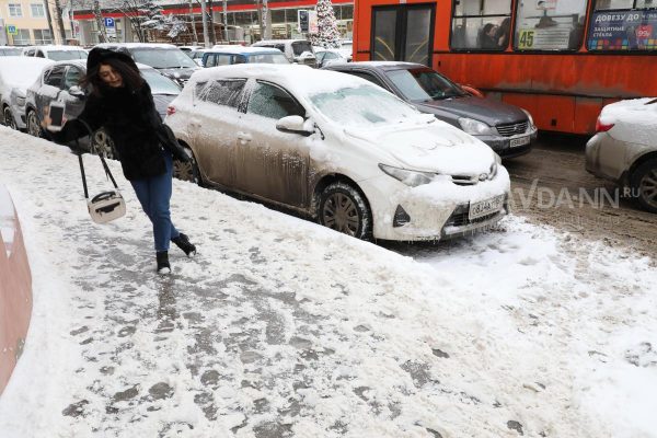 Нижегородцев предупреждают о гололеде 25 ноября