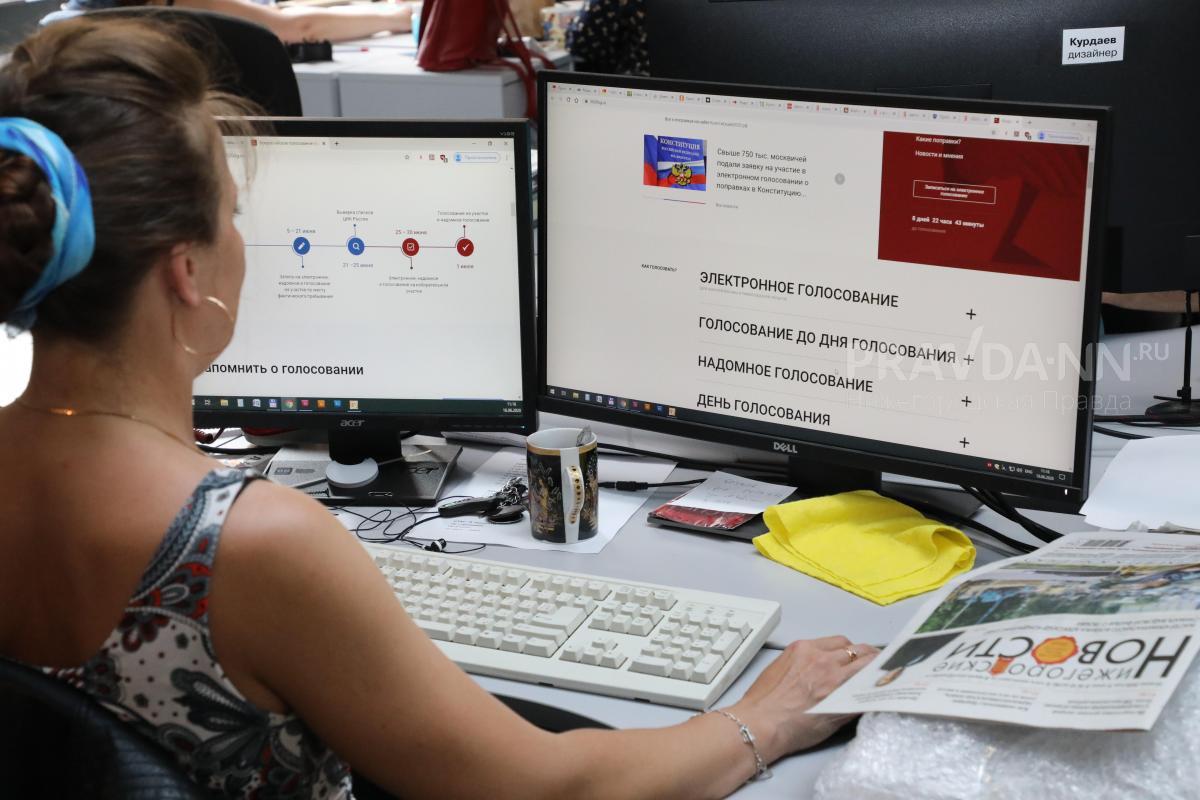 Тестирование дистанционного электронного голосования пройдет в Нижегородской области