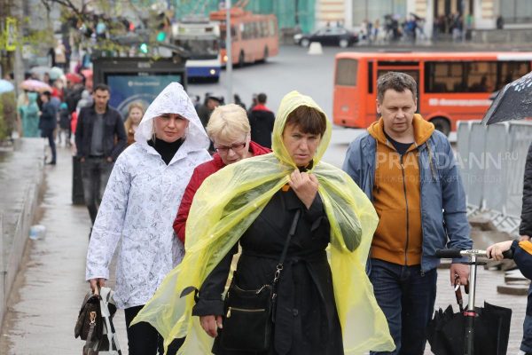 Дожди будут идти все выходные в Нижегородской области