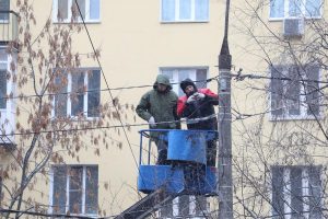 Электроснабжение восстановлено в Павлове и Ворсме после ледяного дождя