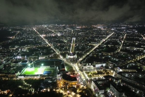 В 2022 году в Дзержинске построено 6 новых линий уличного освещения