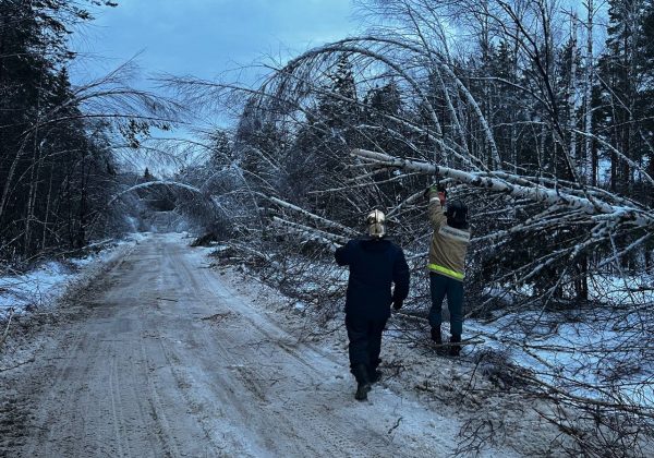 Специалисты ГУАД расчистили 12 км дороги в Сергачском районе после ледяного дождя