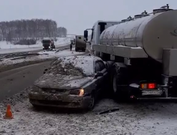 Четыре автомобиля столкнулись в Кстовском районе