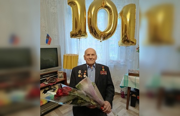 101 год исполнился ветерану Великой Отечественной войны Николаю Шишкину