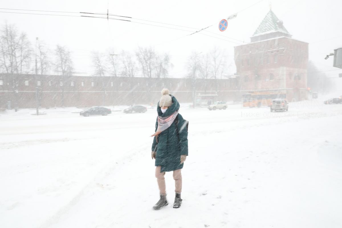Сильный снегопад ждет нижегородцев 28 и 29 декабря