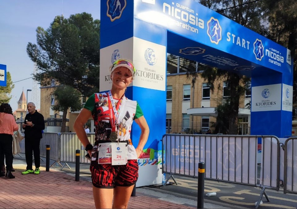 Ирина Масанова завоевала серебро на марафоне в Никосии