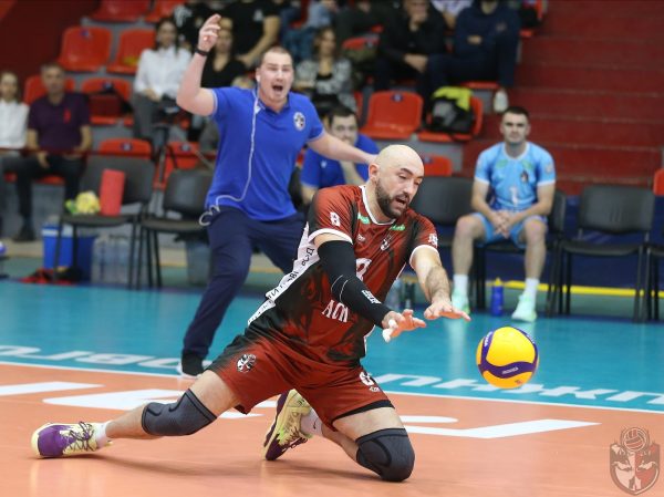 Домашнее поражение со счётом 1:3 потерпели волейболисты нижегородского АСК от «Белогорья»