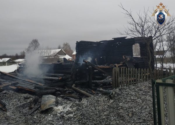 Уголовное дело возбуждено из-за гибели ребенка при пожаре в Сокольском районе