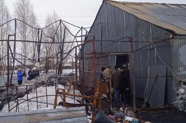 Неравнодушные жители восстановили сгоревшую конюшню в Борском районе