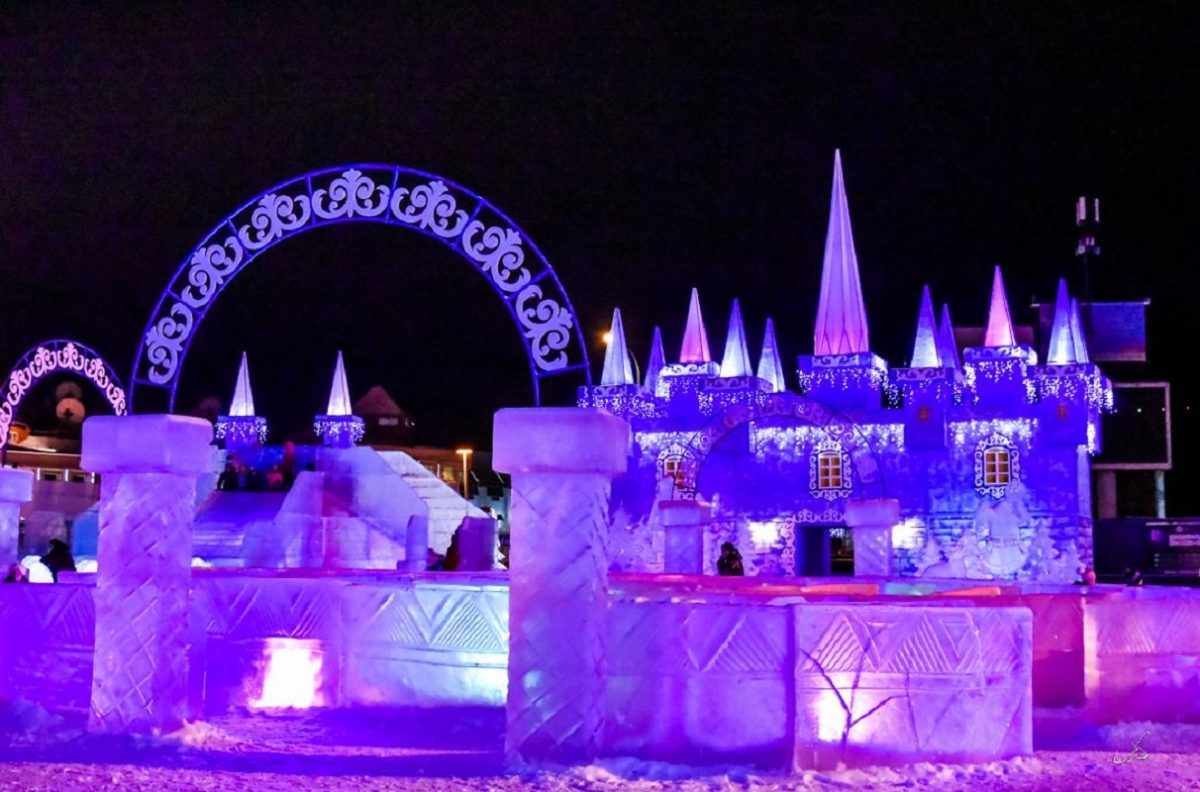 Этот ледяной городок стал одним из символов «Новогодней столицы России» в 2018 году