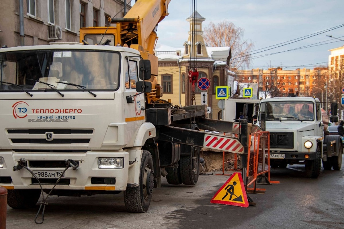 В Нижнем Новгороде досрочно завершен предупредительный ремонт трубопровода на улице Студеная