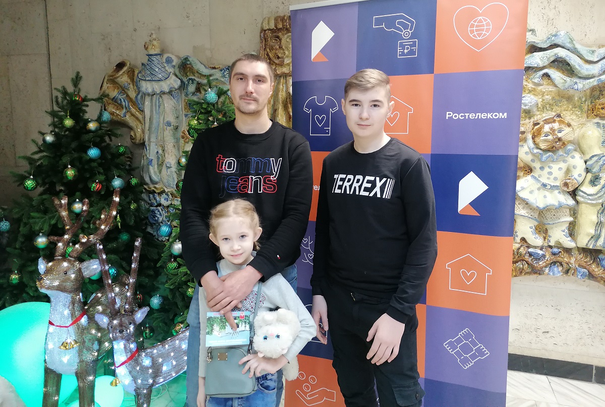 Семья Тимченко впервые попала в Нижегородский театр кукол 
