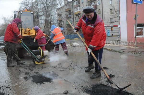 Более 60 тысяч квадратных метров дорог отремонтировали в Сормовском районе в 2022 году