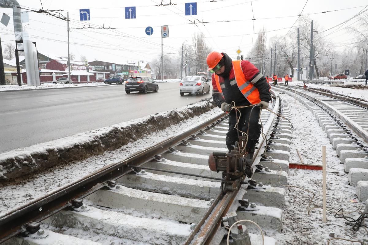 Ремонт трамвайного переезда завершился на перекрестке Линдовской и Коминтерна в Нижнем Новгороде
