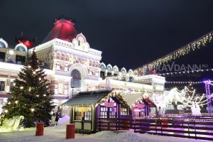 Ледяная горка вновь открылась на территории Нижегородской ярмарки
