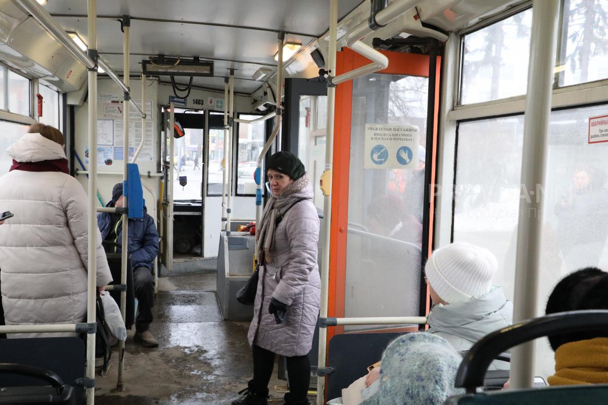 Троллейбус остановили из-за подозрительного пакета в Нижнем Новгороде