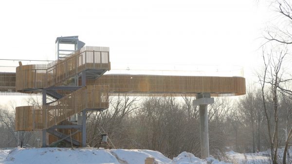 Строительство пешеходного моста завершается на&nbsp;Бору