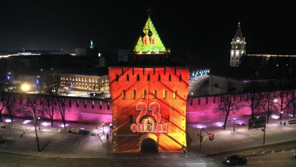 Нижегородский Кремль украсит праздничная подсветка