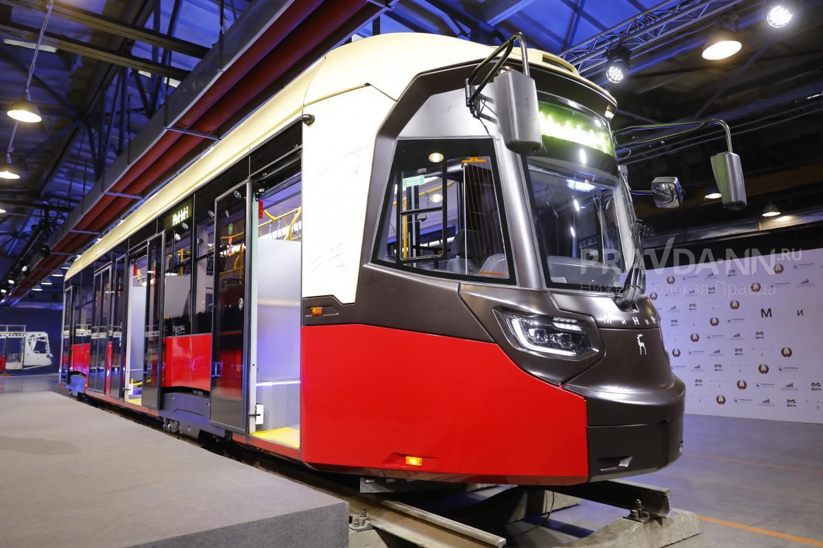 Трамвай российско-белорусского производства «МиНиН» запустили в тестовом режиме в Нижнем Новгороде