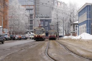 Маршруты трамваев №3 и 21 в Нижнем Новгороде изменены из-за скопления воды на путях