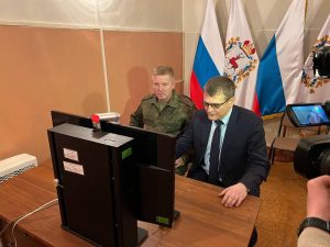 Нижегородцы, участвующие в СВО, пообщались с семьями через телемост