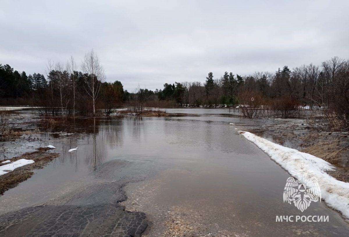 56 придомовых территорий затопило из-за паводков в Нижегородской области
