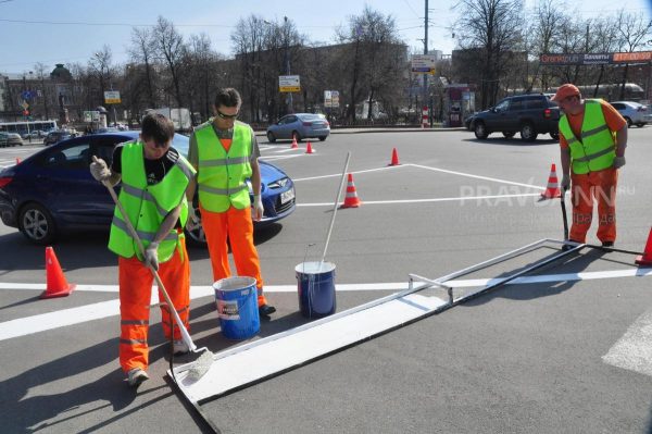 Разметку на 7500 км дорог нанесут в Нижегородской области в 2023&nbsp;году