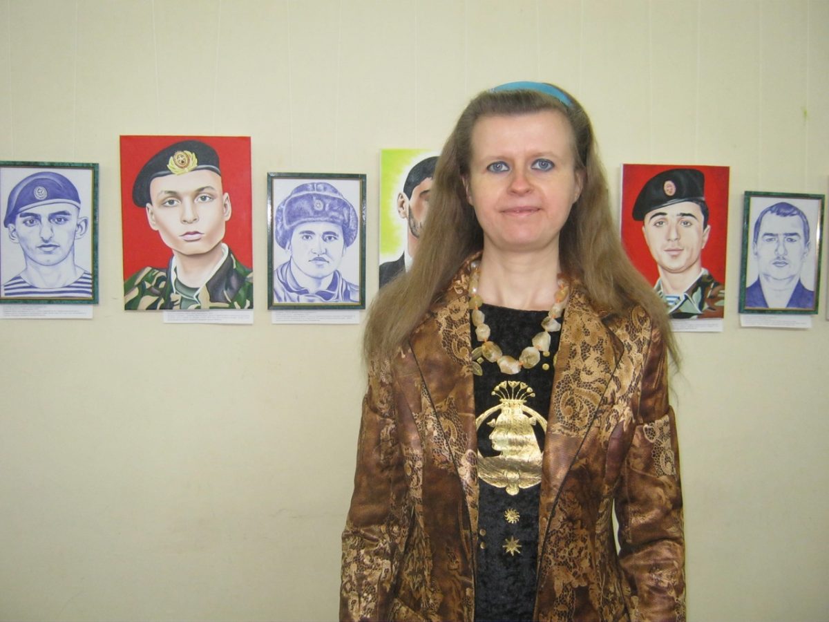 Ростовская художница написала портрет погибшего в СВО нижегородца