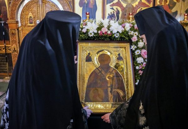 Утраченную икону вернули в Благовещенский мужской монастырь Нижнего Новгорода